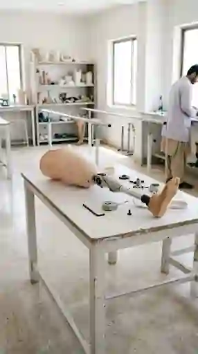 An above knee prosthesis with a hydraulic knee