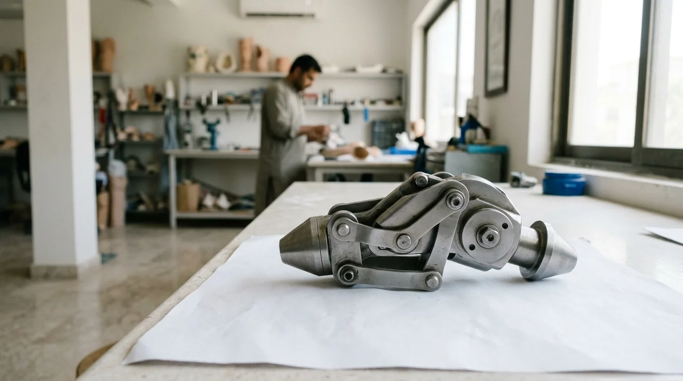 A polycentric prosthetic knee